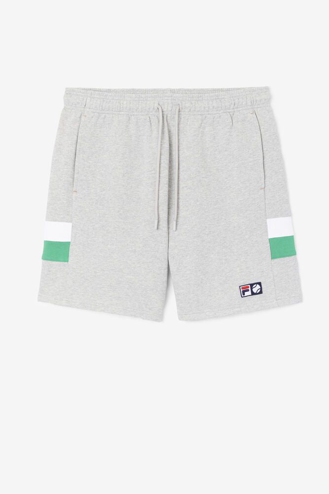 Fila Langlen Grey Shorts Mens - NZ 63058-ZLYE